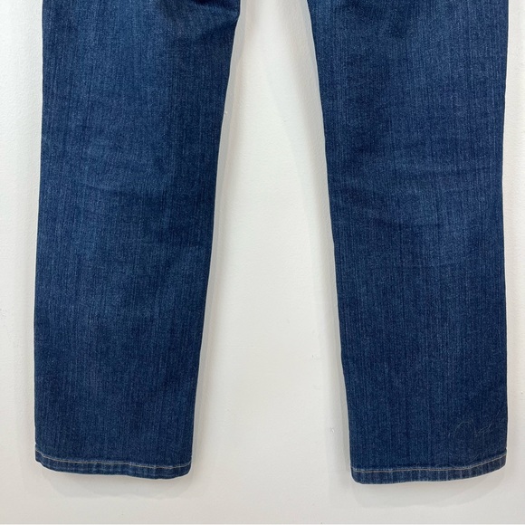 L.L. Bean Classic Fit Dark Straight Leg Blue Jeans Women’s Size 10 - Picture 6 of 13
